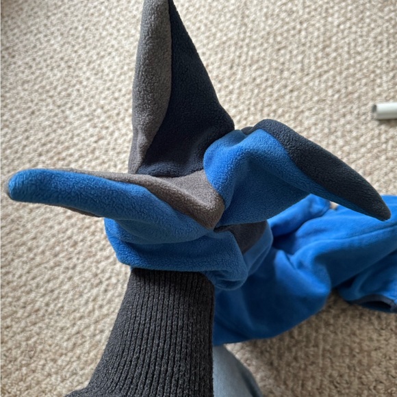 Columbia Baby 6 month Jester hood Blue footie EUC - Picture 9 of 10